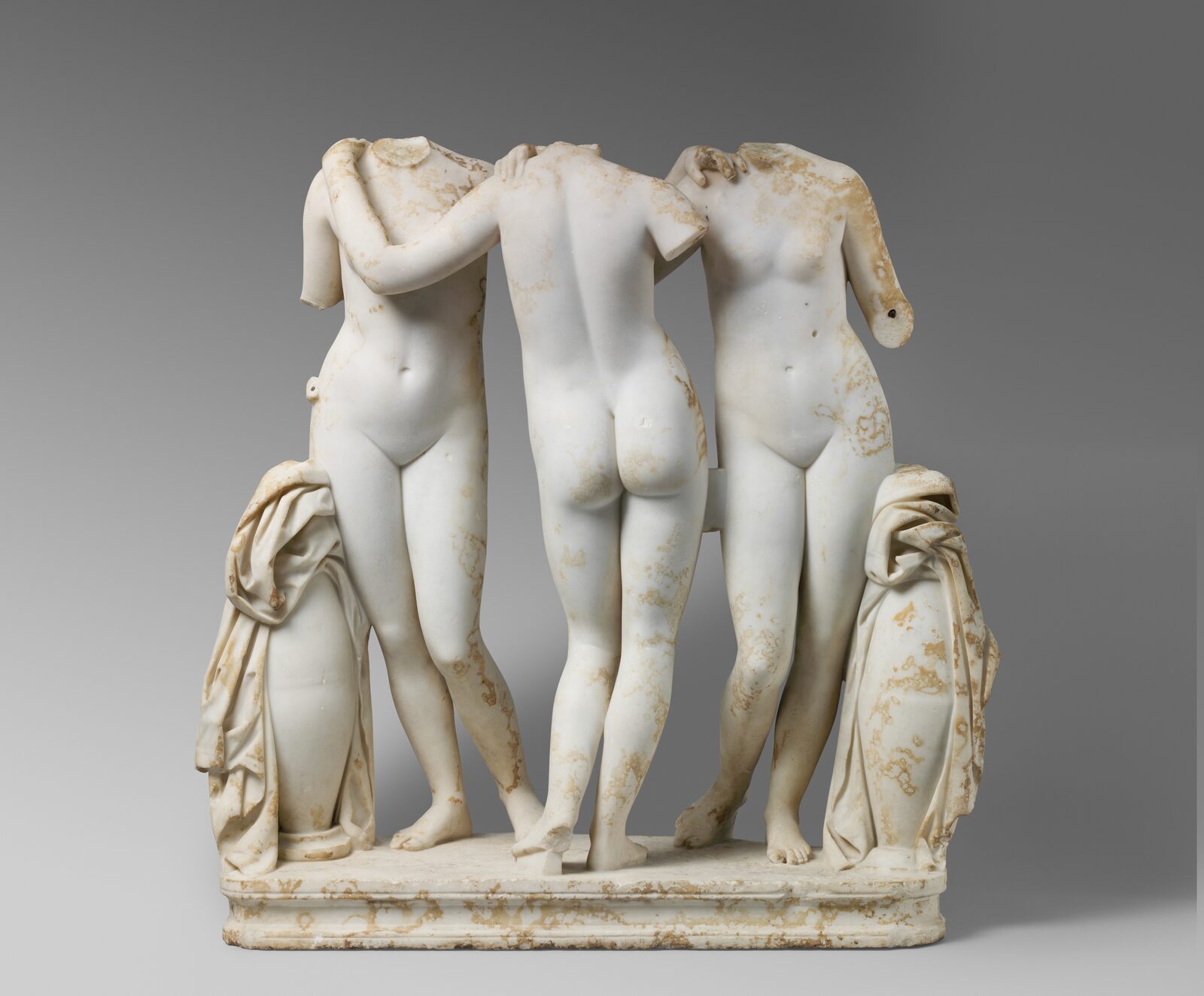 Marble sculpture group